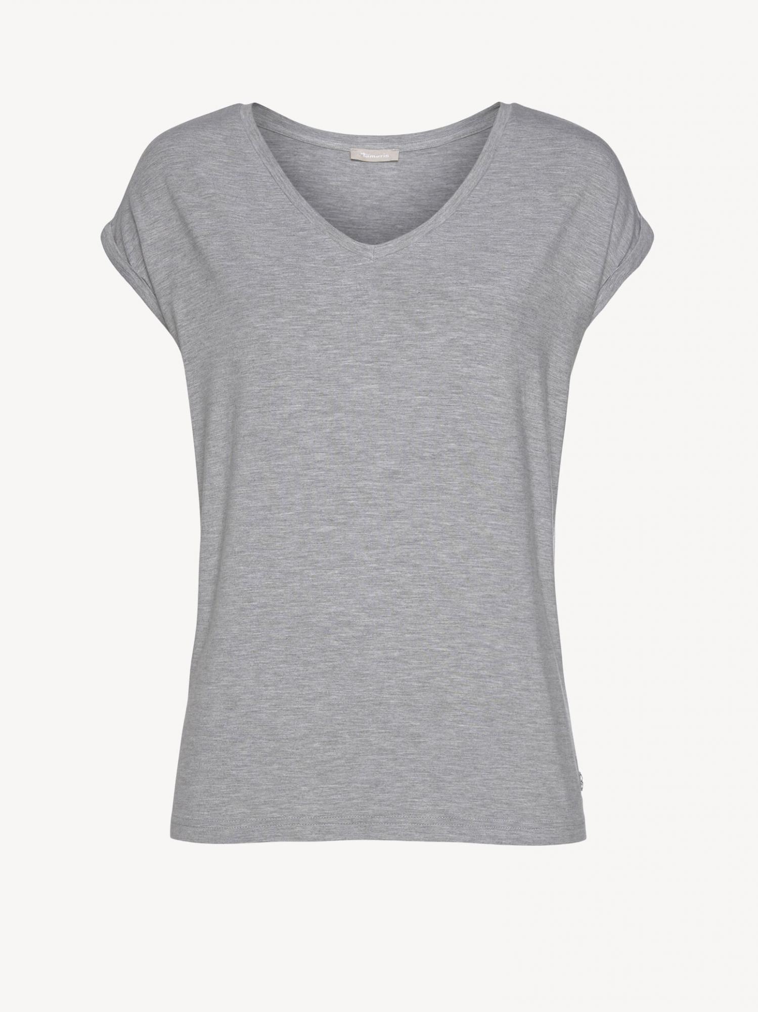 Damen T-Shirt Grey Melange | Tamaris Blusen & Shirts